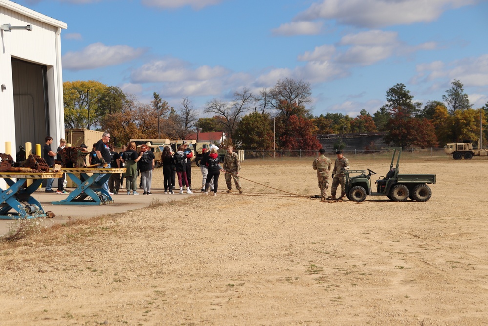 Innovations STEM Academy students visit RTS-Maintenance at Fort McCoy