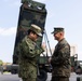 U.S. Marines and JGSDF Members hold capabilities brief