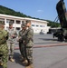 U.S. Marines and JGSDF Members hold capabilities brief