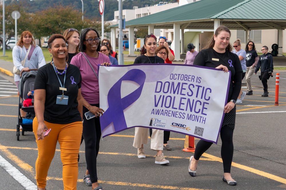CFAY Fleet &amp; Family Hosts Domestic Violence Walk