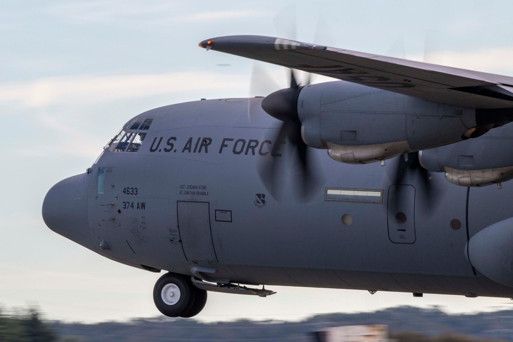 Yokota launches multiple aircraft for readiness exercise