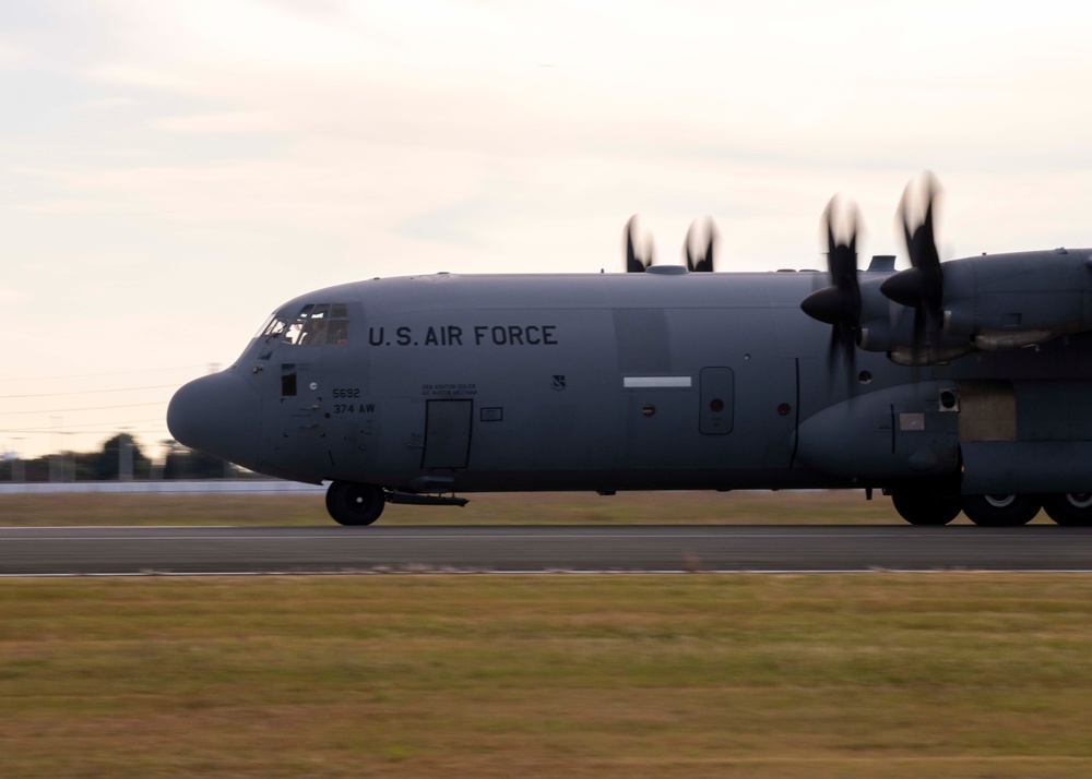 Yokota launches multiple aircraft for readiness exercise