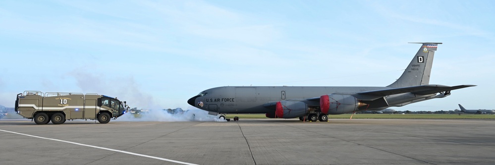 RAF Mildenhall conducts an aircraft mishap exercise