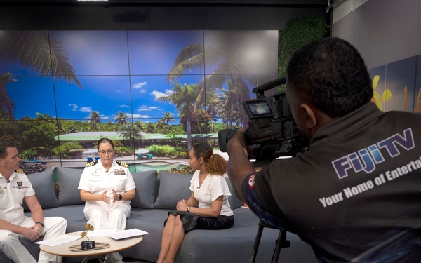 Pacific Partnership 2023: Mission Leadership and Band Interview with Fiji One