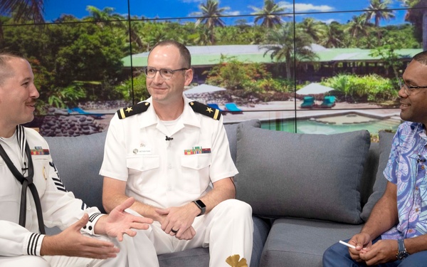 Pacific Partnership 2023: Mission Leadership and Band Interview with Fiji One