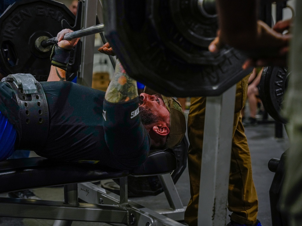 Camp Arifjan, Kuwait hosts Benchpress Competition