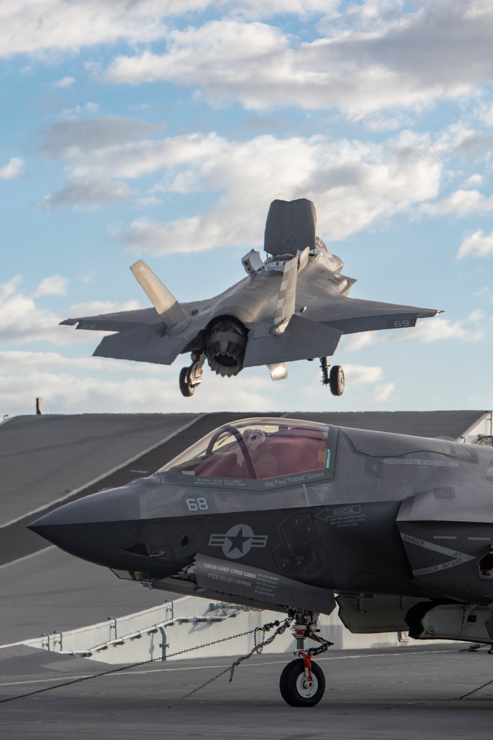 F-35 flight trials continue aboard UK aircraft carrier