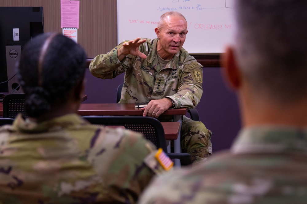 Chief of Staff of the Army Visits Naval Air Station Joint Reserve Base New Orleans