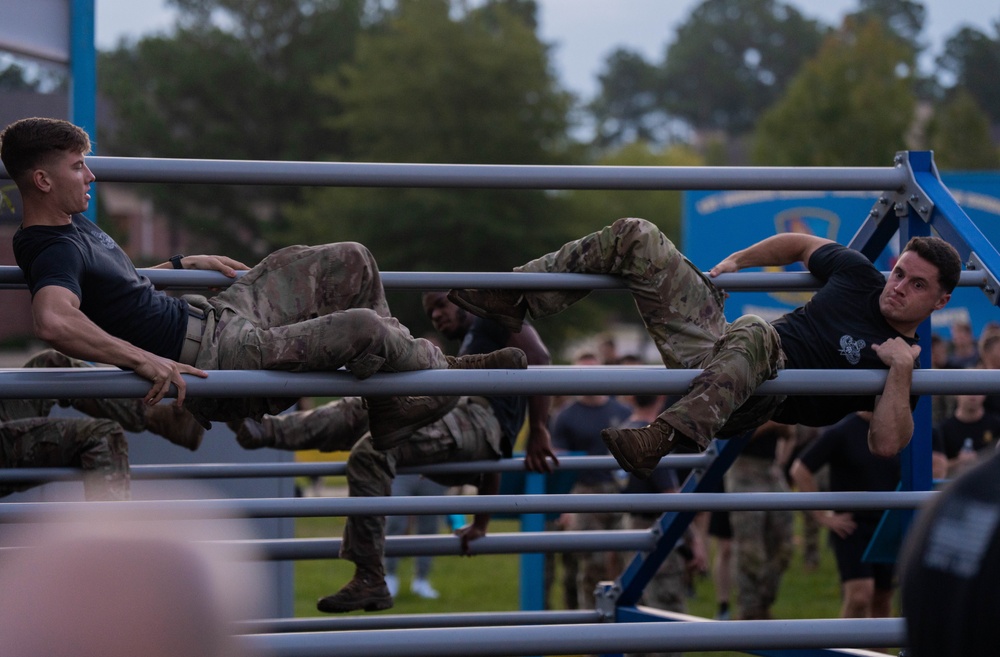 &quot;Devil's Strike Hold&quot; Obstacle Course