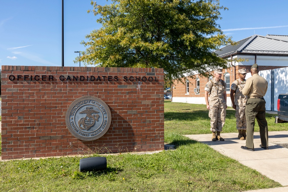 Marine Corps Officer Candidates Swear in Remotely to Optimize Training Time