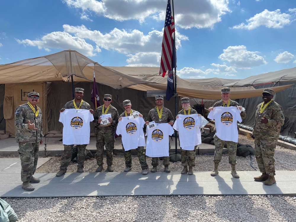 The 126th FRSD Completes the Army 10-miler in Syria