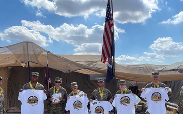 The 126th FRSD Completes the Army 10-miler in Syria