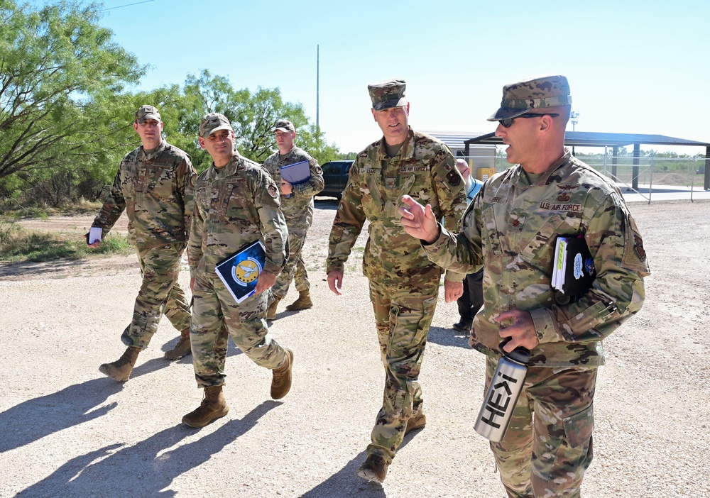 Leaders from 2AF AND AETC visit Goodfellow