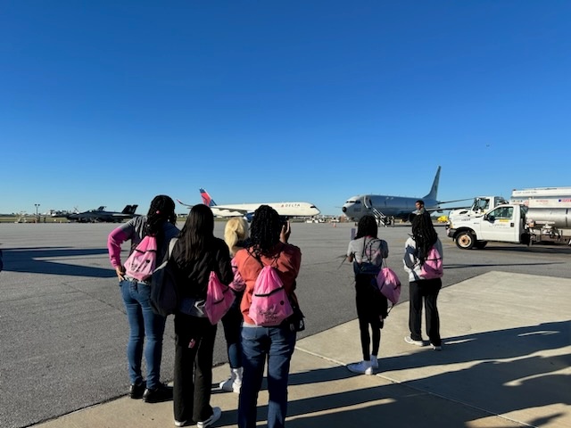 VFA-103 Aviators Participate in Girls Rock Wings Aviation Event