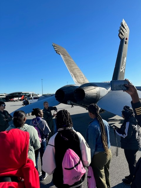 VFA-103 Aviators Participate in Girls Rock Wings Aviation Event