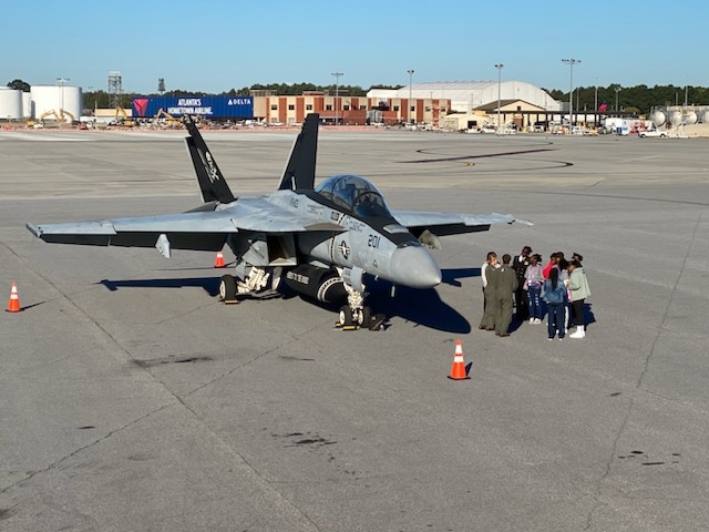 VFA-103 Participate in Girls Rock Wings Aviation Event