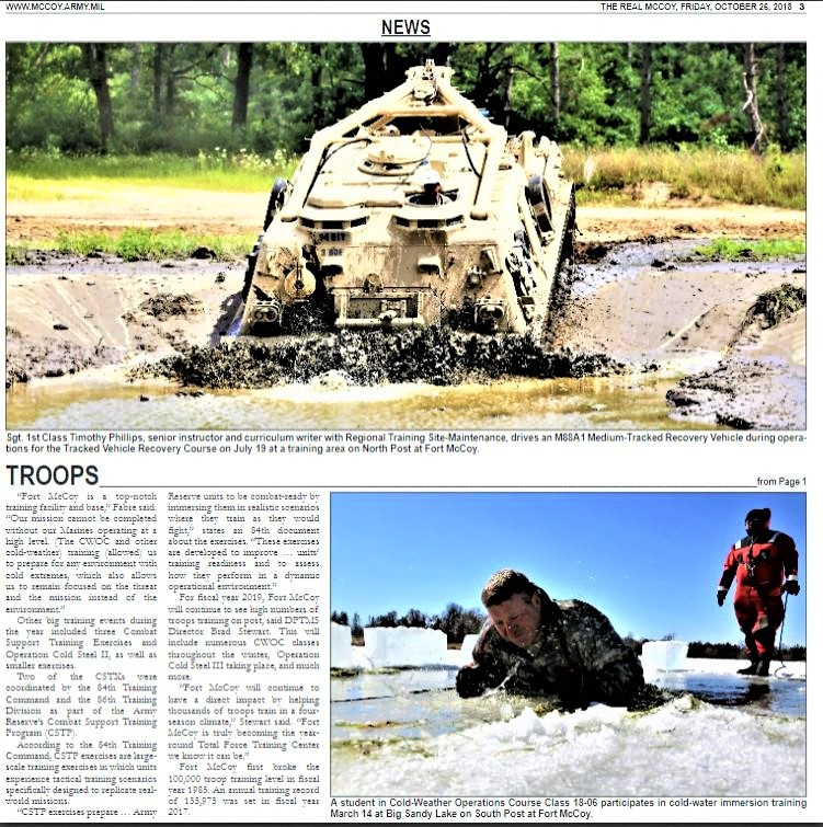 This Month in Fort McCoy History — October