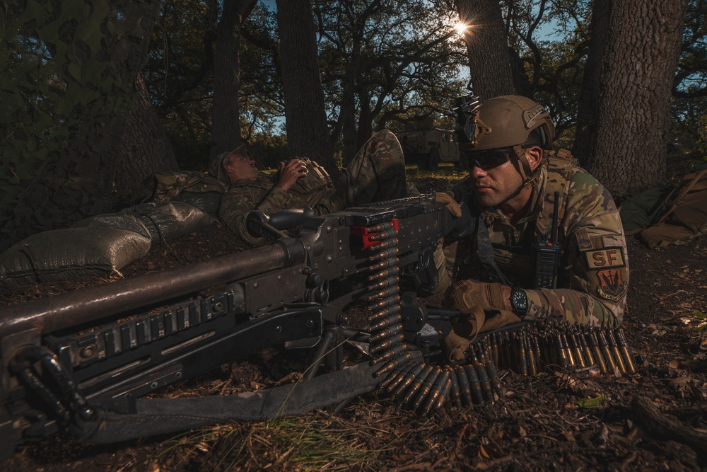 Security Forces endure night ops FTX