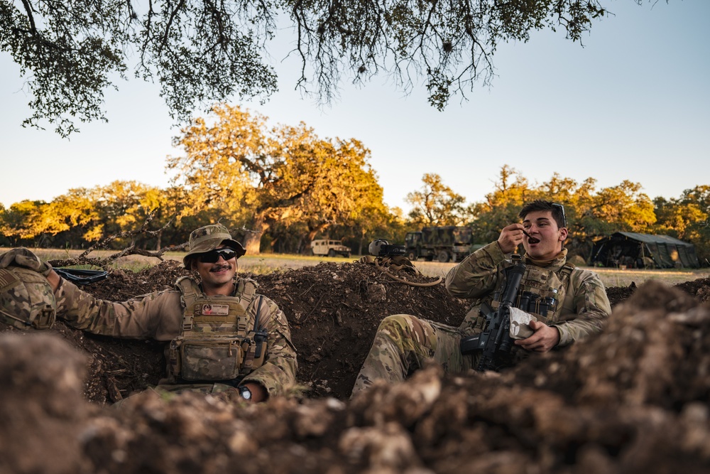 Security Forces endure night ops FTX