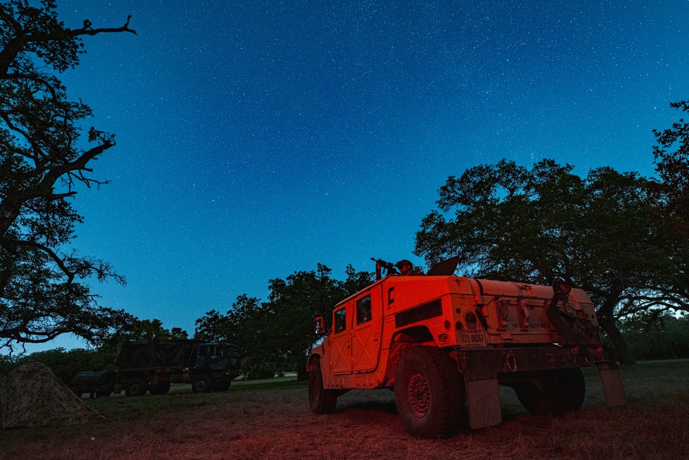 Security Forces endure night ops FTX