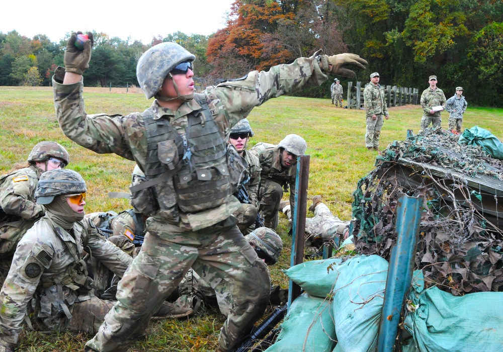 FORT DIX- ROTC 2ND BDE RANGER CHALLENGE (Grenade Event)