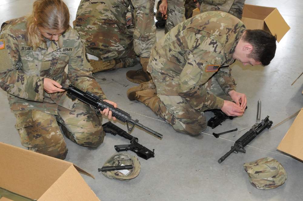 FORT DIX- ROTC 2ND BDE RANGER CHALLENGE (Weapons Assembly)