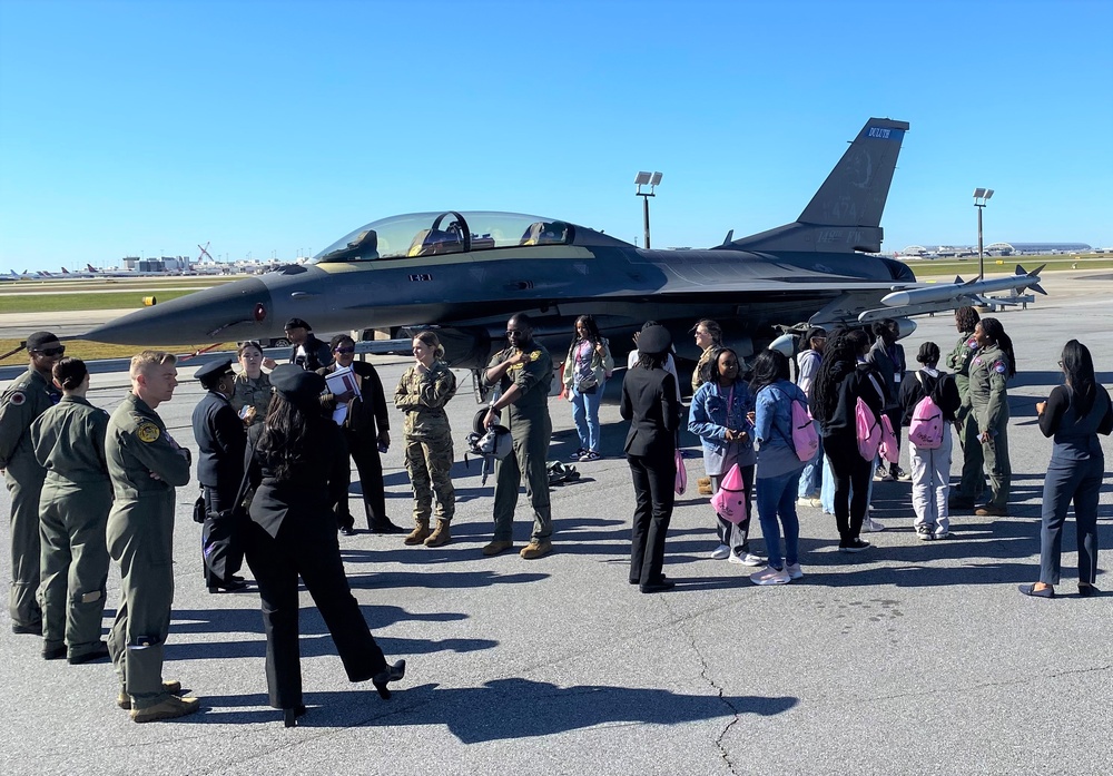 148th Fighter Wing attends Girls Rock Wings Atlanta