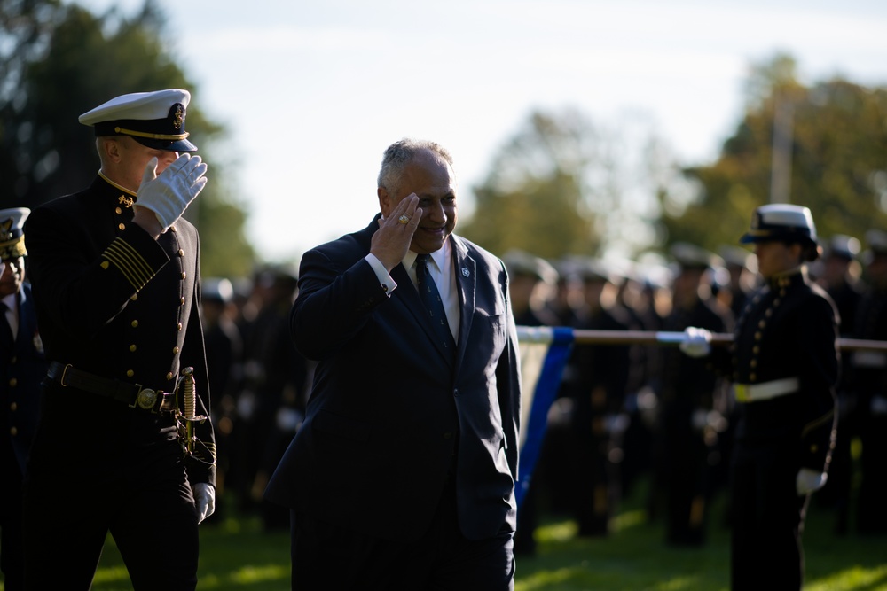 Secretary of the Navy Carlos Del Toro visits USCG Academy