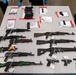 Cache of Seized Weapons