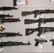 Cache of Seized Weapons