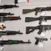 Cache of Seized Weapons