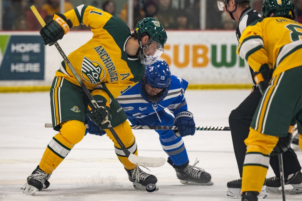 U.S. Air Force Academy Hockey competes in Alaska