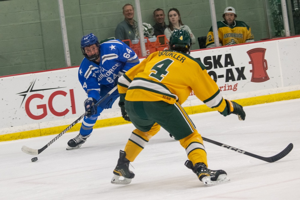 U.S. Air Force Academy Hockey competes in Alaska