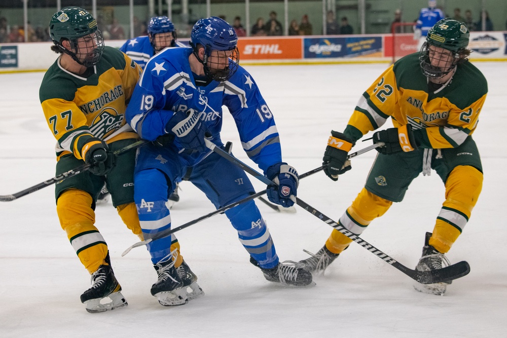 U.S. Air Force Academy Hockey competes in Alaska