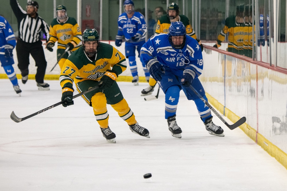 U.S. Air Force Academy Hockey competes in Alaska