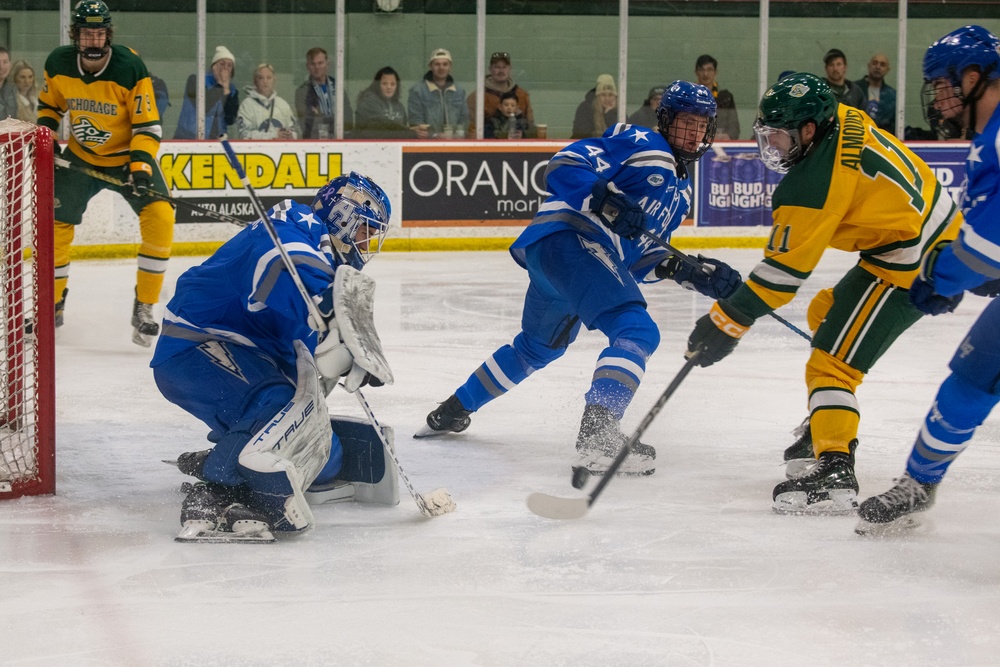 U.S. Air Force Academy Hockey competes in Alaska