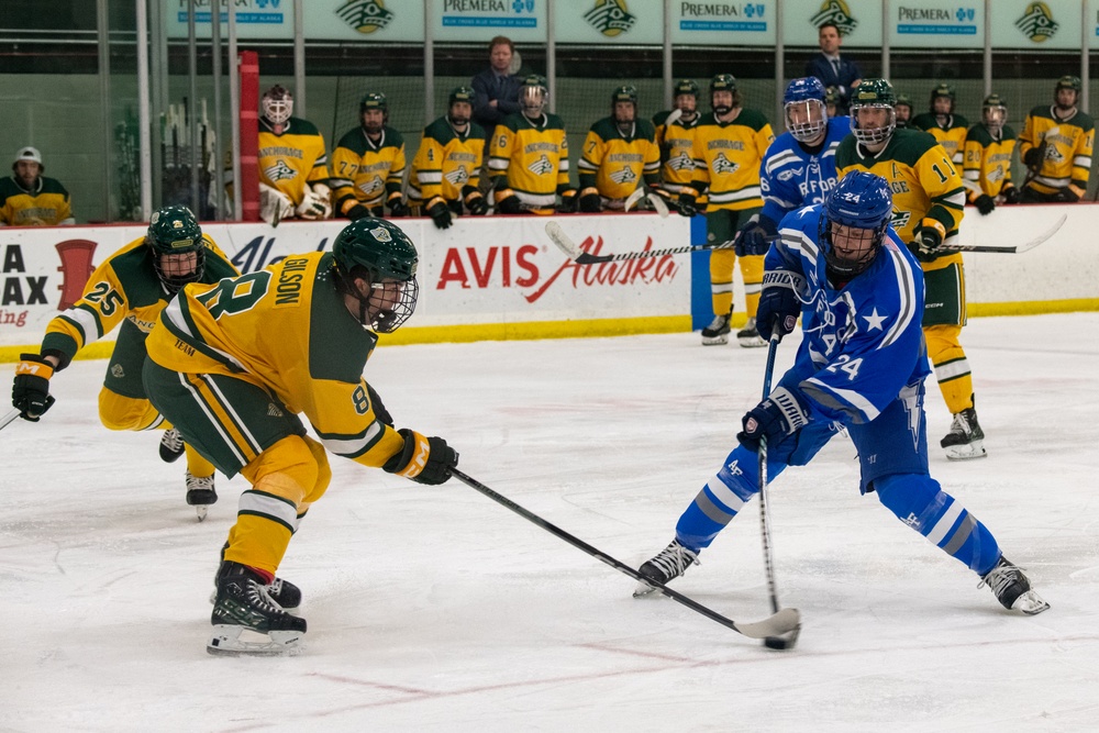 U.S. Air Force Academy Hockey competes in Alaska