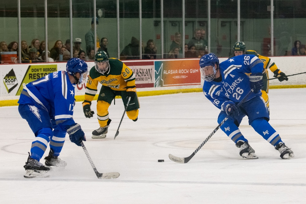 U.S. Air Force Academy Hockey competes in Alaska