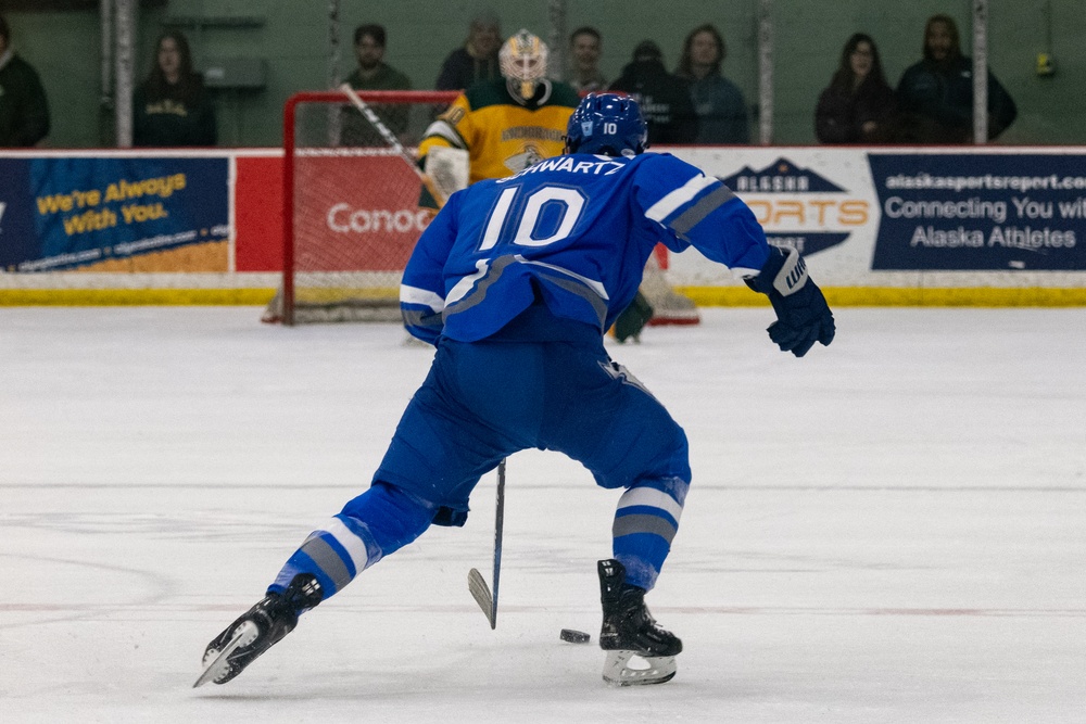 U.S. Air Force Academy Hockey competes in Alaska