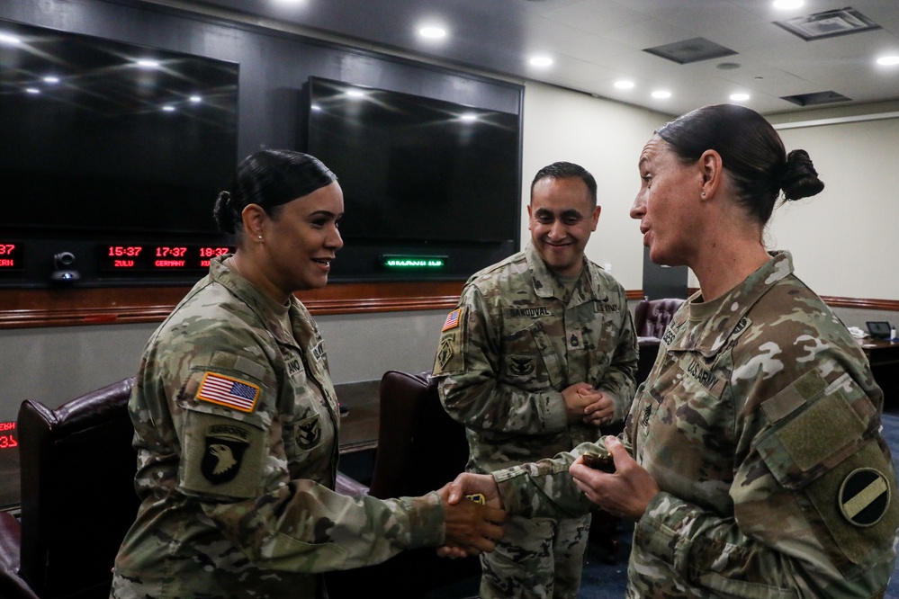 U.S. Army FORSCOM Senior Command Career Counselor visits Fort Cavazos