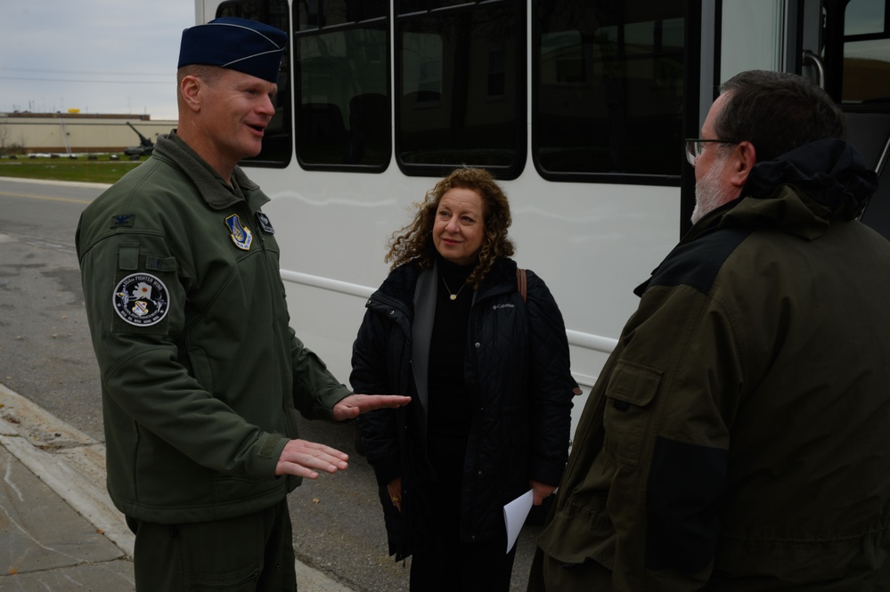 Distinguished Visitor visits Eielson Air Force Base's Central Heating and Power Plant