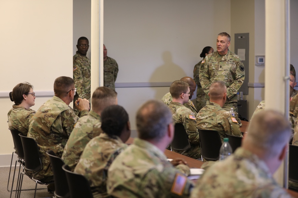 Command Sergeant Major of the Army Reserve, Command Sgt. Maj. Andrew Lombardo Visits 76th ORC Soldiers