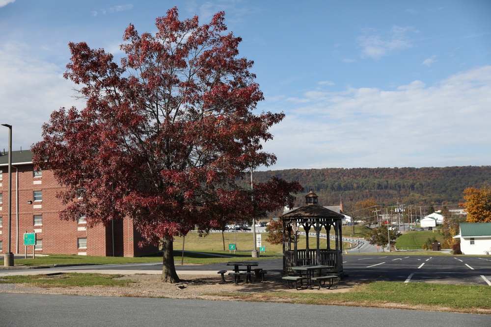 Fall foliage at Fort Indiantown Gap