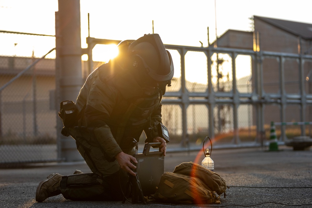 Active Shield 2023: U.S. Marines respond to Explosive Ordnance threat on U.S. Army Ammunition Depot, Kure