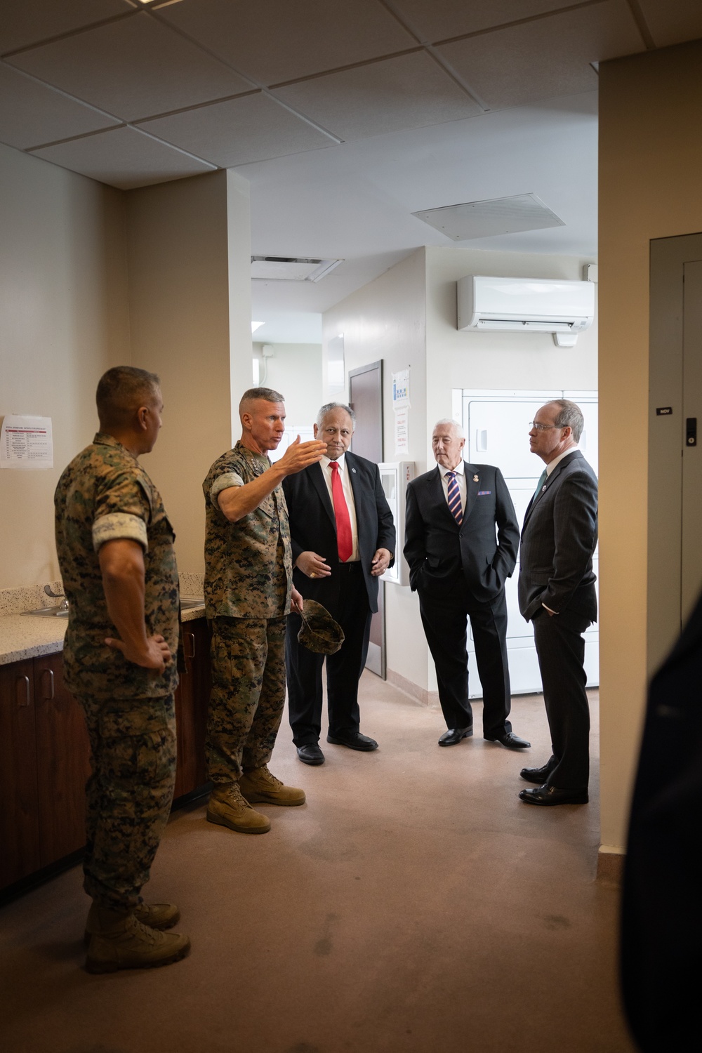 CMC and SECNAV Tour Marine Barracks across MCB Camp Lejeune