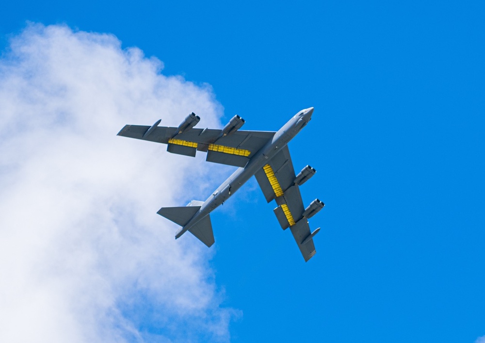 B-52's Land in Guam in Support of Bomber Task Force Mission