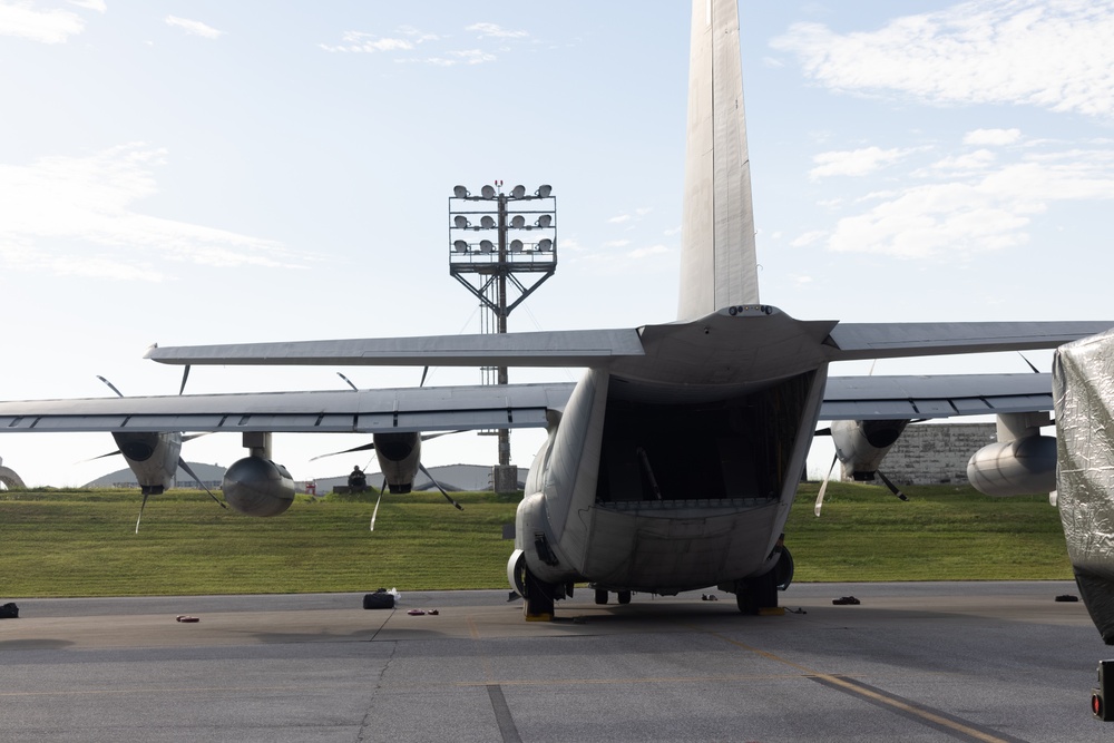 Resolute Dragon 23 FTX 3/12 HMMWV MC130J TRANSPORT