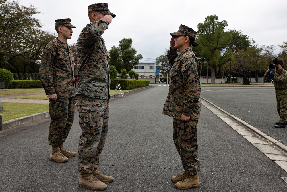 Resolute Dragon 23 FTX | III MEF, JGSDF participate in Promotion Ceremony