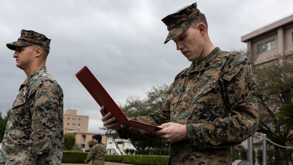 Resolute Dragon 23 FTX | III MEF, JGSDF participate in Promotion Ceremony