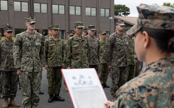 Resolute Dragon 23 FTX | III MEF, JGSDF participate in Promotion Ceremony